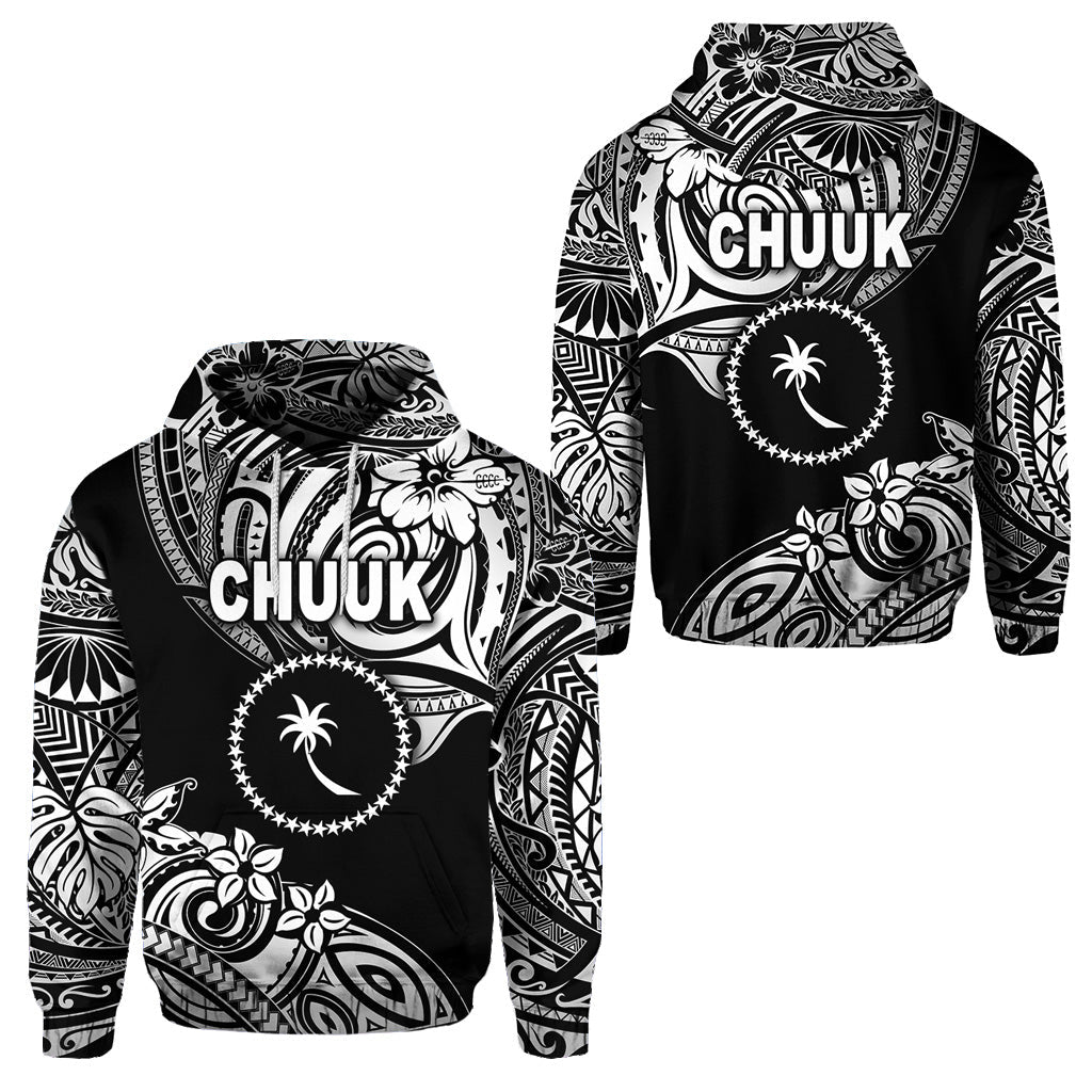 FSM Chuuk Hoodie Unique Vibes Black