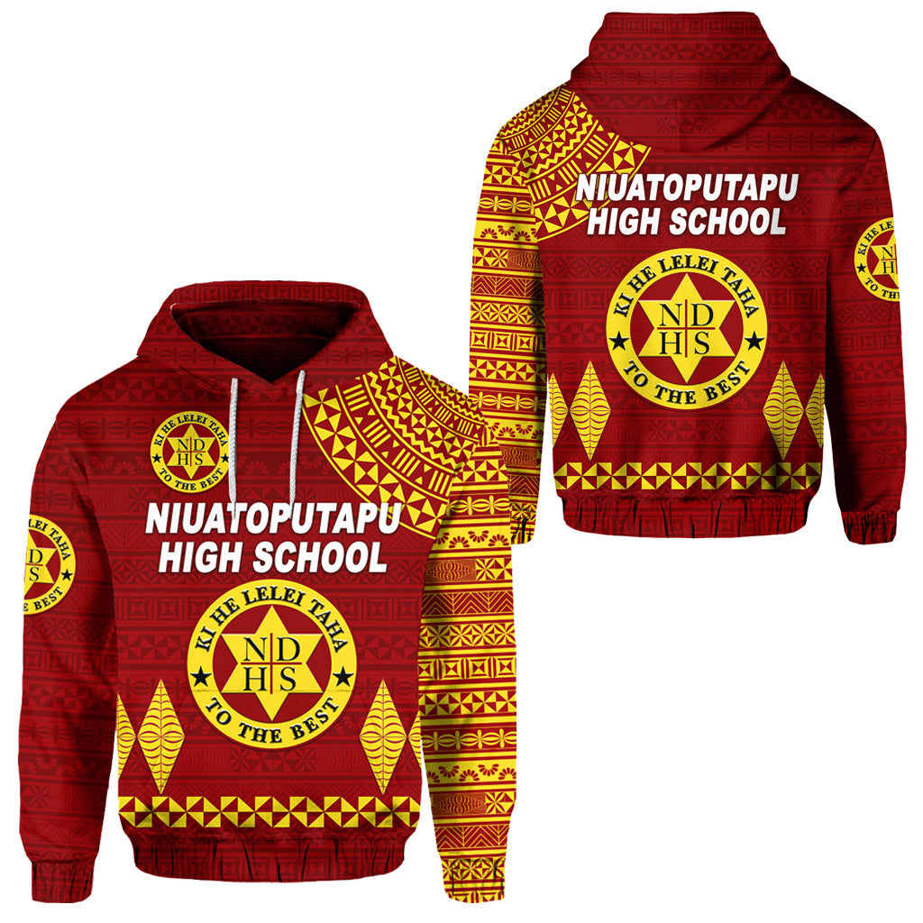 Tonga Niuatoputapu High School Hoodie Simple Style