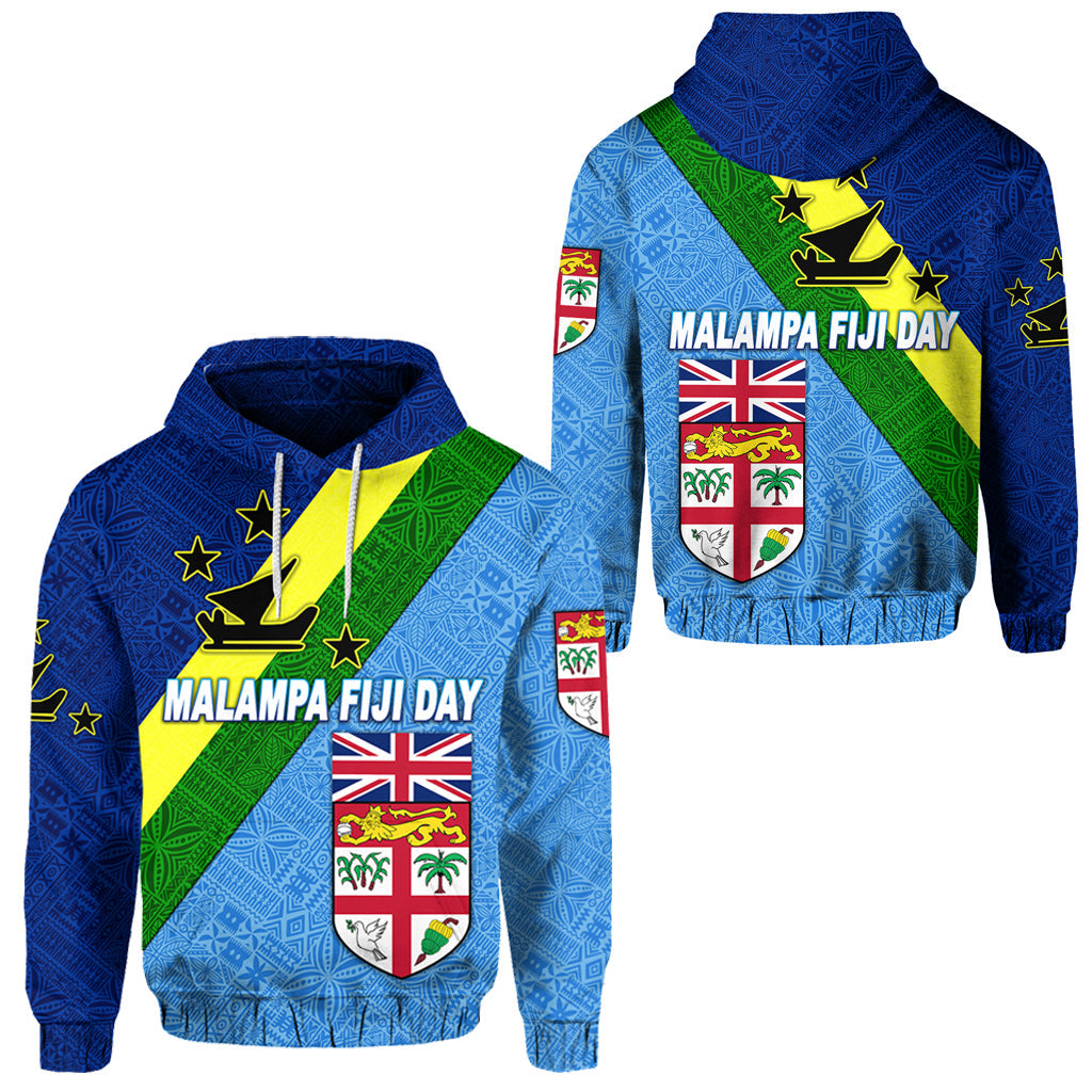 Vanuatu Malampa And Fiji Day Hoodie Simple Style