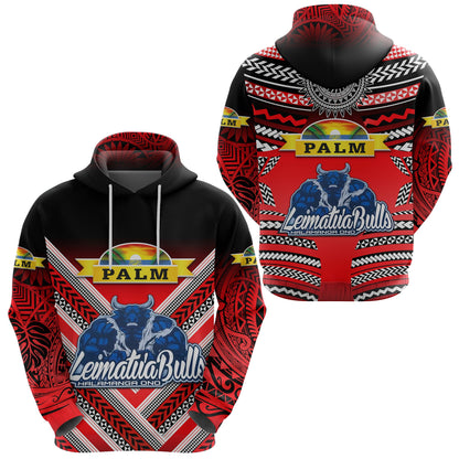 Mate Ma'a Tonga Hoodie Leimatu'a Bulls Creative Style Red