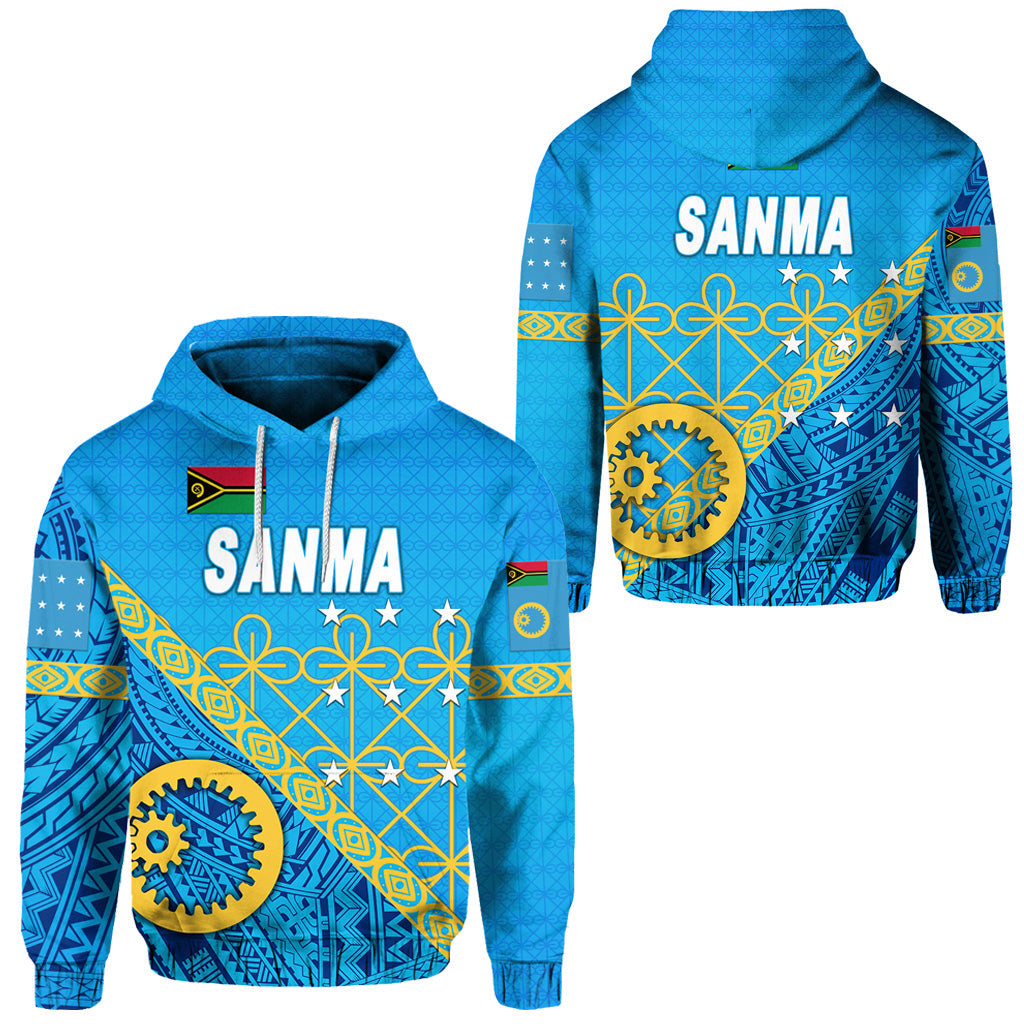 Sanma Province Hoodie Vanuatu Pattern Unique Style