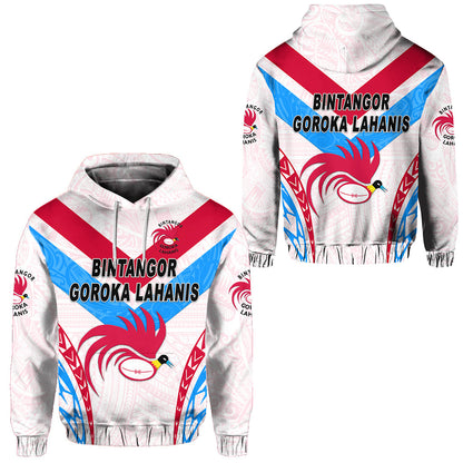 Papua New Guinea Bintangor Goroka Lahanis Hoodie Rugby Original Style White