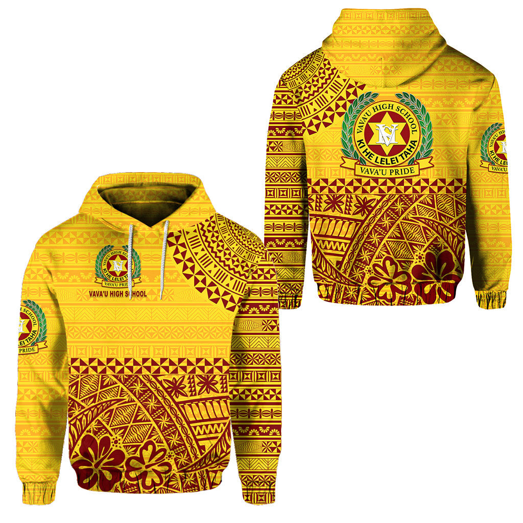 Tonga Vava'u High School Hoodie Kupesi Vibes Yellow