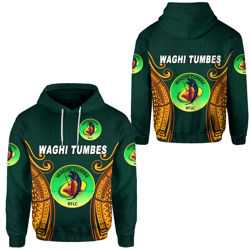 Papua New Guinea Waghi Tumbes Hoodie Rugby Green
