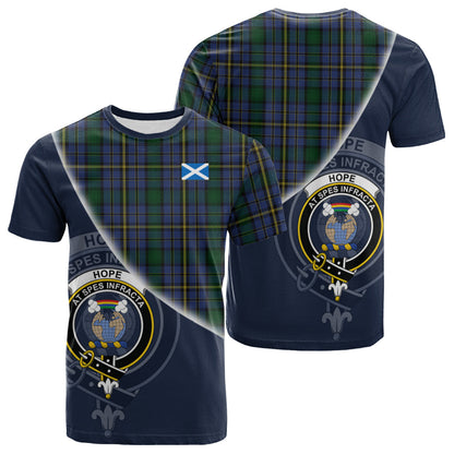 Printivon Hope Clan Originaux Tartan Scottish Crest T Shirt
