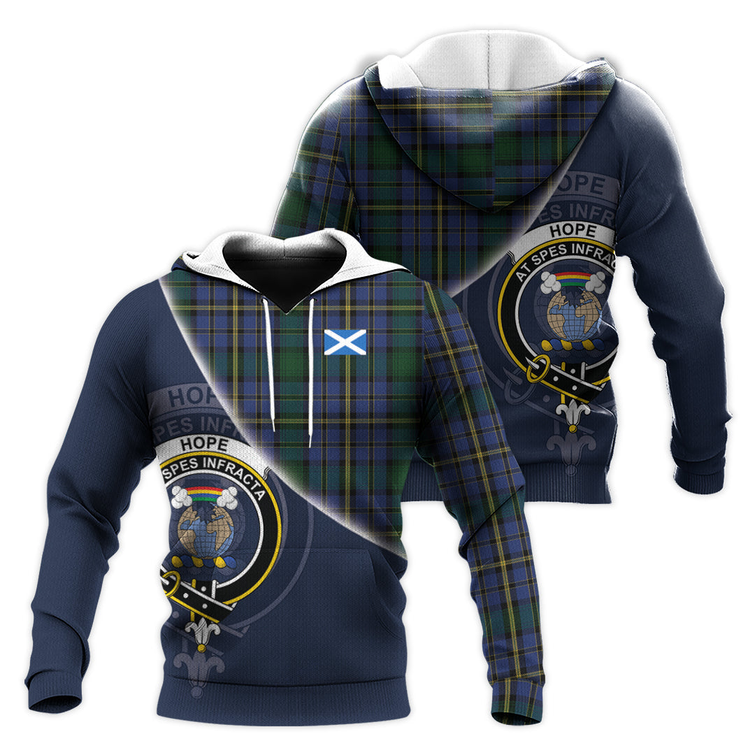 Printivon Hope Clan Originaux Tartan Scottish Crest Hoodie