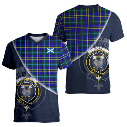 Printivon Hope Modern Tartan Scottish Crest T Shirt