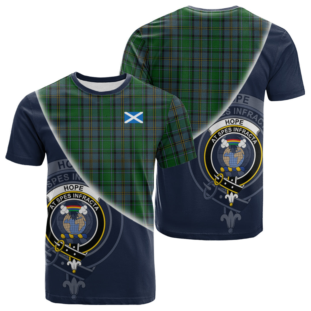 Printivon Hope Vere Tartan Scottish Crest T Shirt