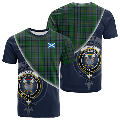 Printivon Hope Vere Tartan Scottish Crest T Shirt