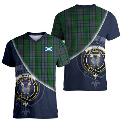 Printivon Hope Vere Tartan Scottish Crest T Shirt