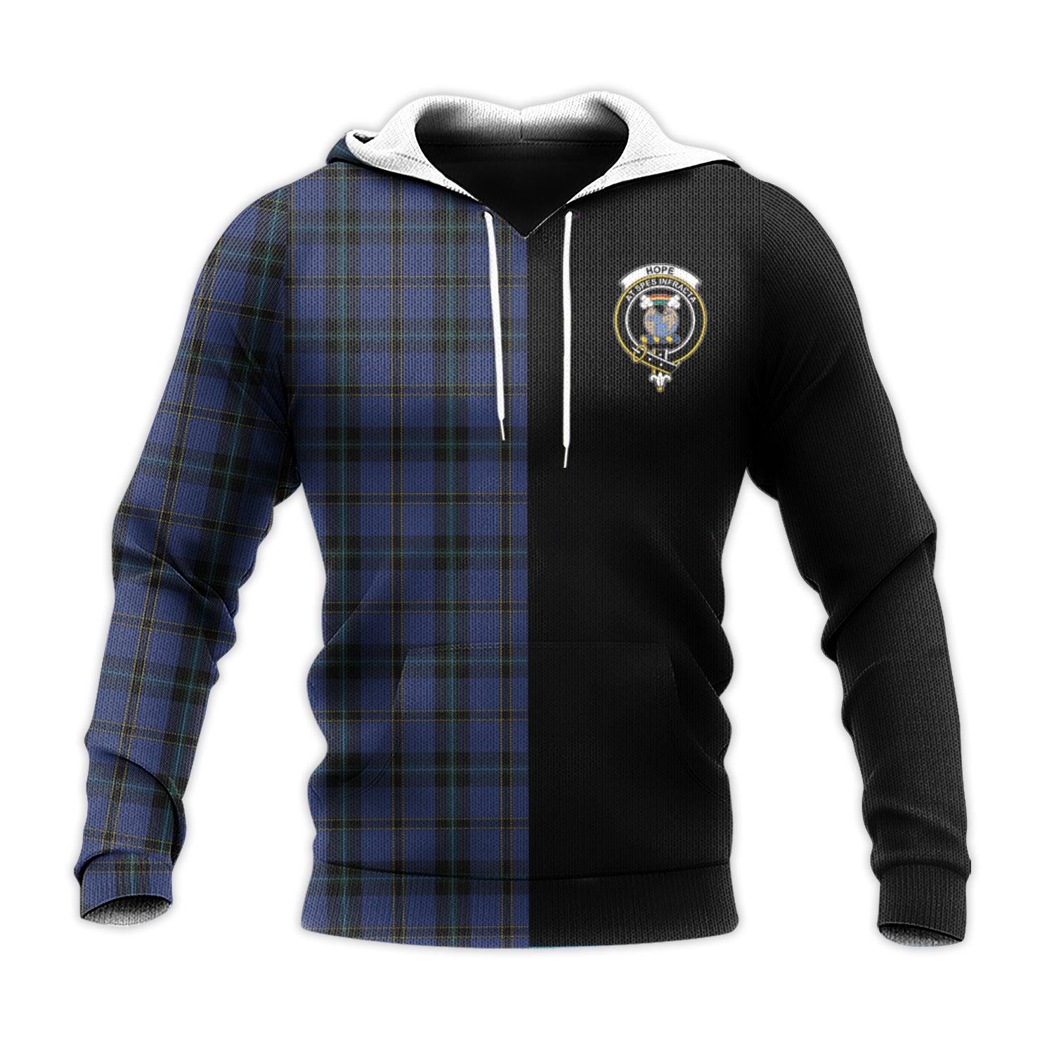 Printivon Hope Vere Weir Tartan Personalize Half Hoodie