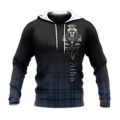 Printivon Hope Vere Weir Tartan Crest Alba Celtic Hoodie