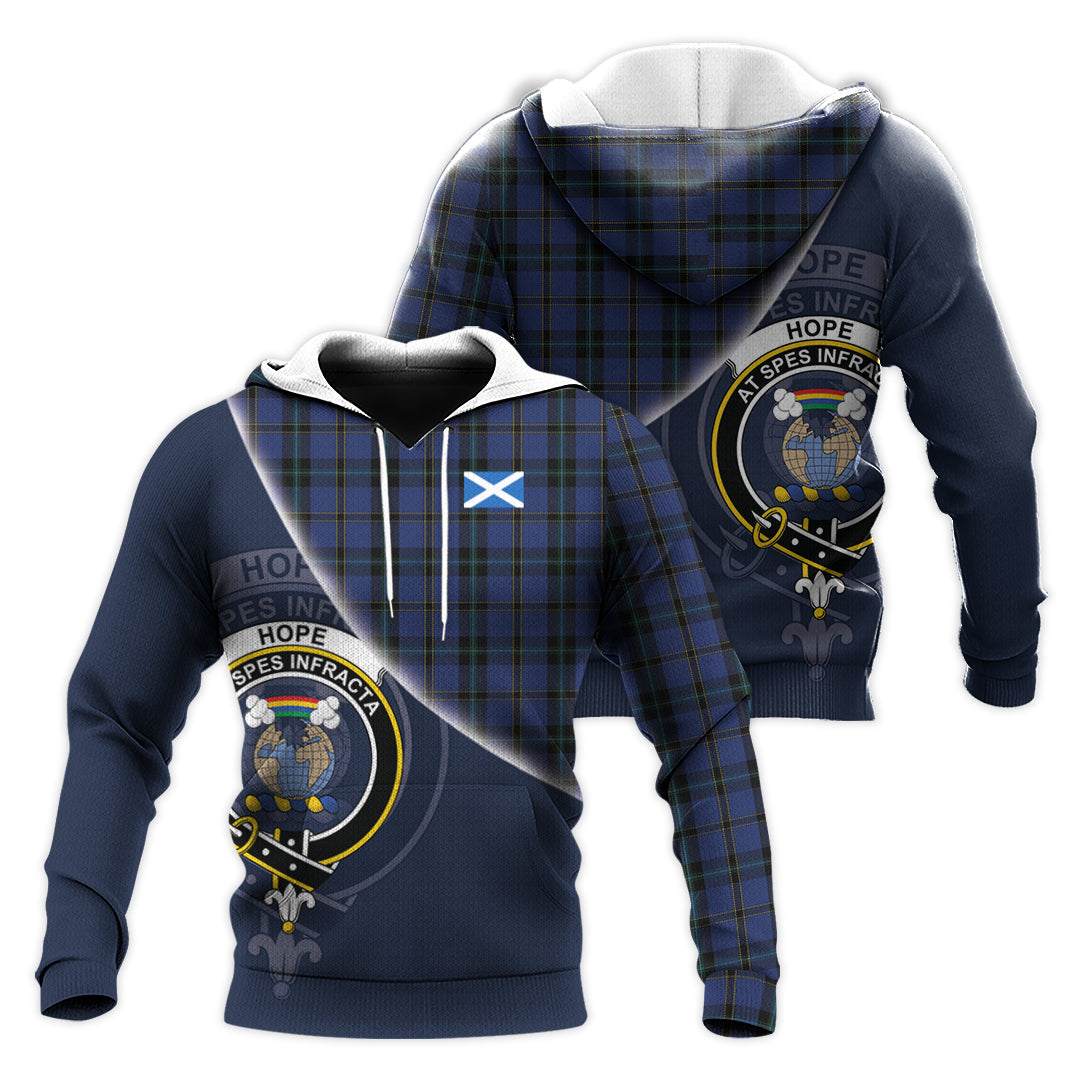 Printivon Hope Vere Weir Tartan Scottish Crest Hoodie