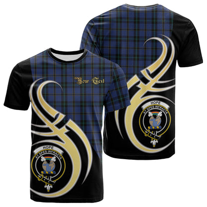 Printivon Hope (Vere Weir) Tartan Crest Believe In Me T Shirt
