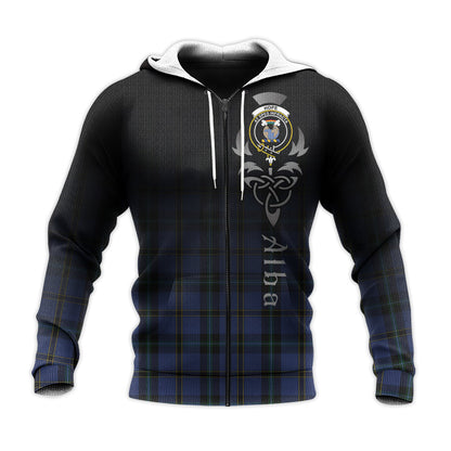 Printivon Hope Vere Weir Tartan Crest Alba Celtic Hoodie