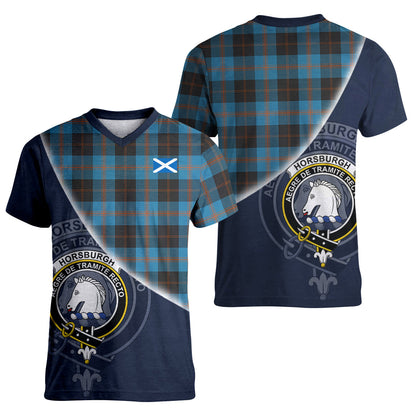 Printivon Horsburgh Tartan Scottish Crest T Shirt