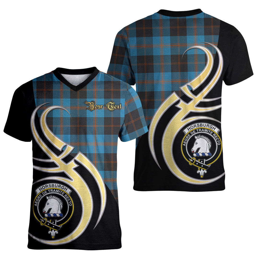 Printivon Horsburgh Tartan Crest Believe In Me T Shirt