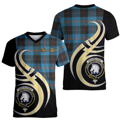 Printivon Horsburgh Tartan Crest Believe In Me T Shirt