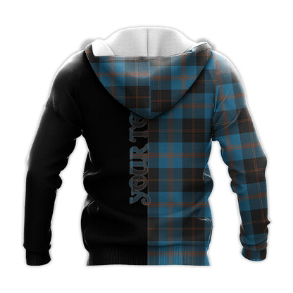 Printivon Horsburgh Tartan Personalize Half Hoodie