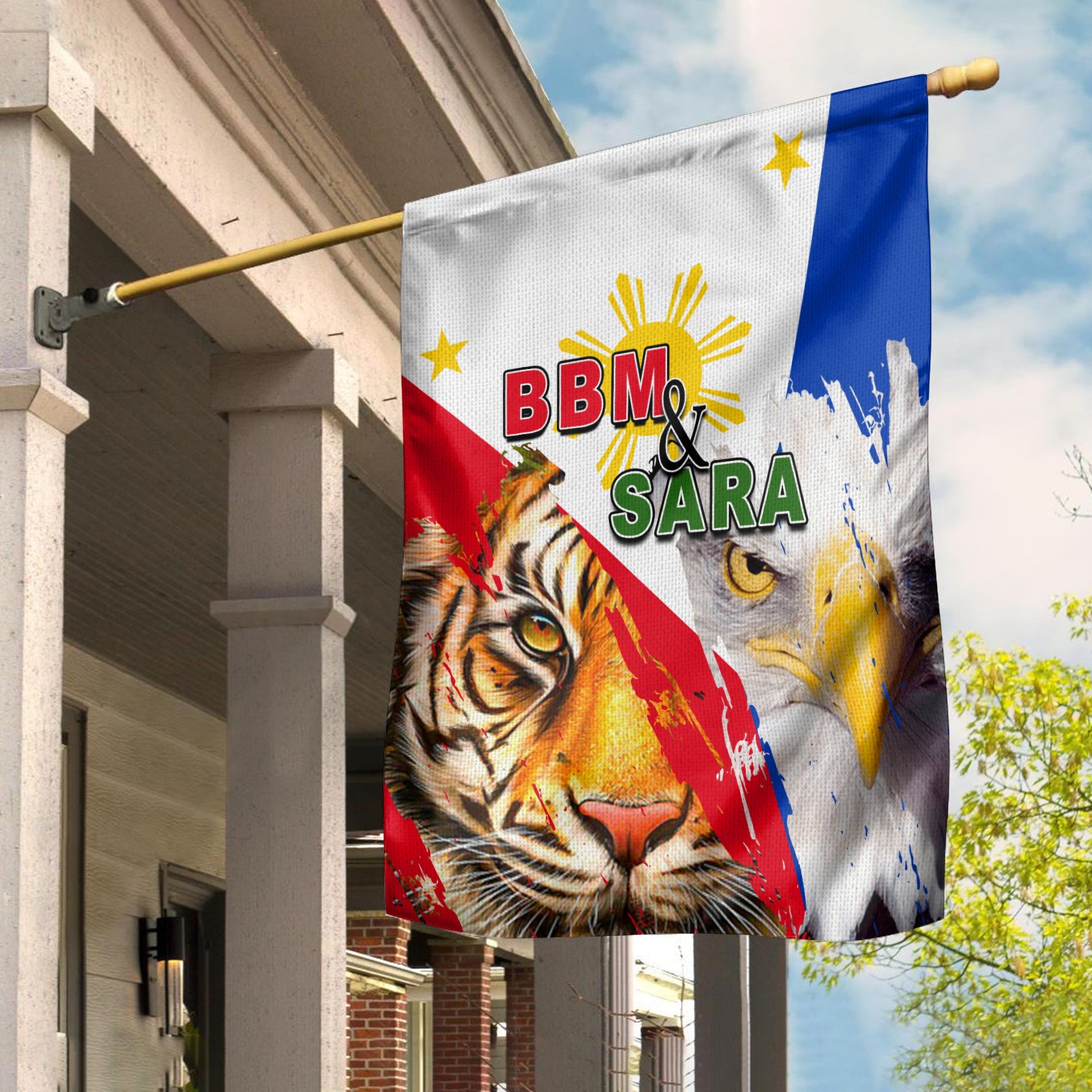 Philippines Flag BBM AND SARA Tiger Eagles