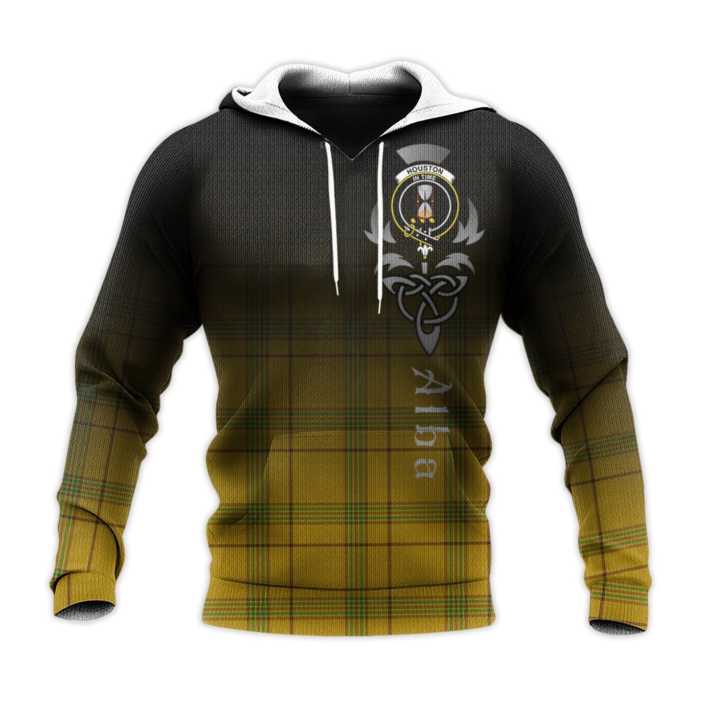 Printivon Houston Tartan Crest Alba Celtic Hoodie