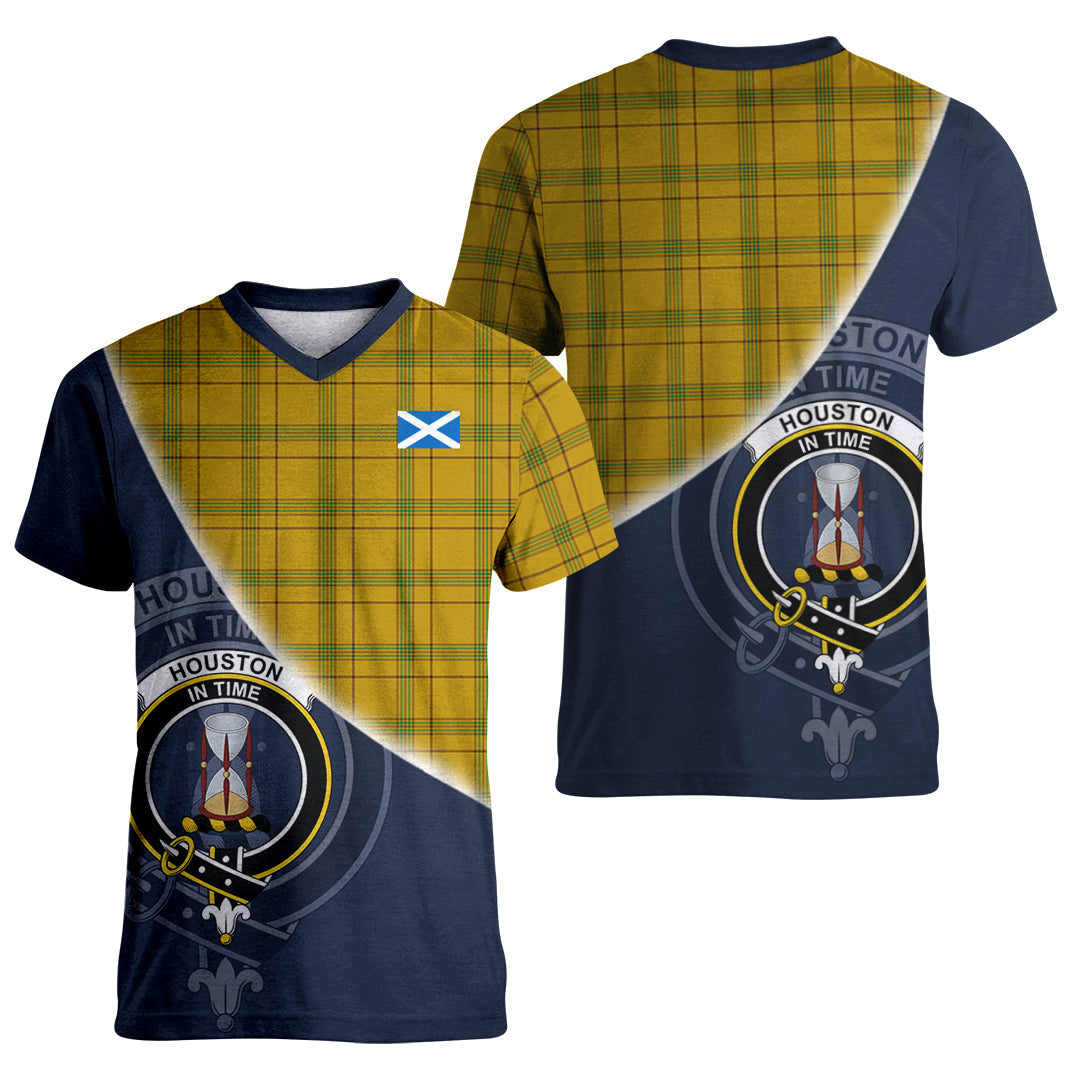 Printivon Houston Tartan Scottish Crest T Shirt