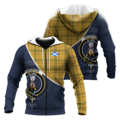 Printivon Houston Tartan Scottish Crest Hoodie