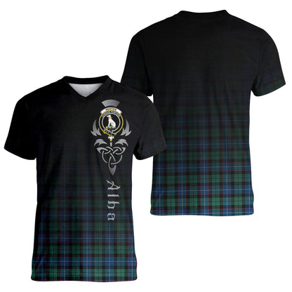 Printivon Hunter Ancient Tartan Crest Alba Celtic T Shirt