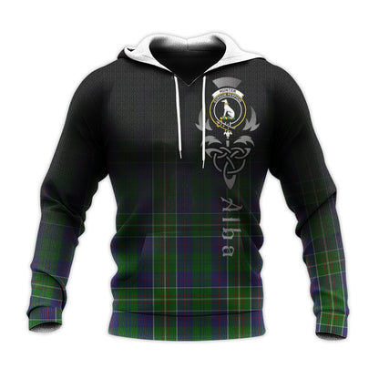 Printivon Hunter Of Hunterston Tartan Crest Alba Celtic Hoodie