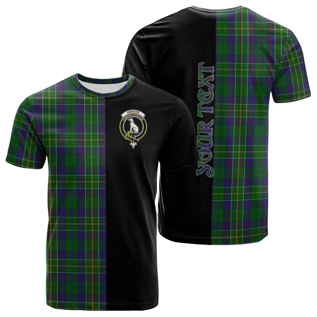 Printivon Hunter of Hunterston Tartan Personalize Half T shirt