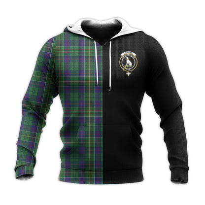 Printivon Hunter Of Hunterston Tartan Personalize Half Hoodie
