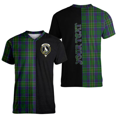 Printivon Hunter of Hunterston Tartan Personalize Half T shirt