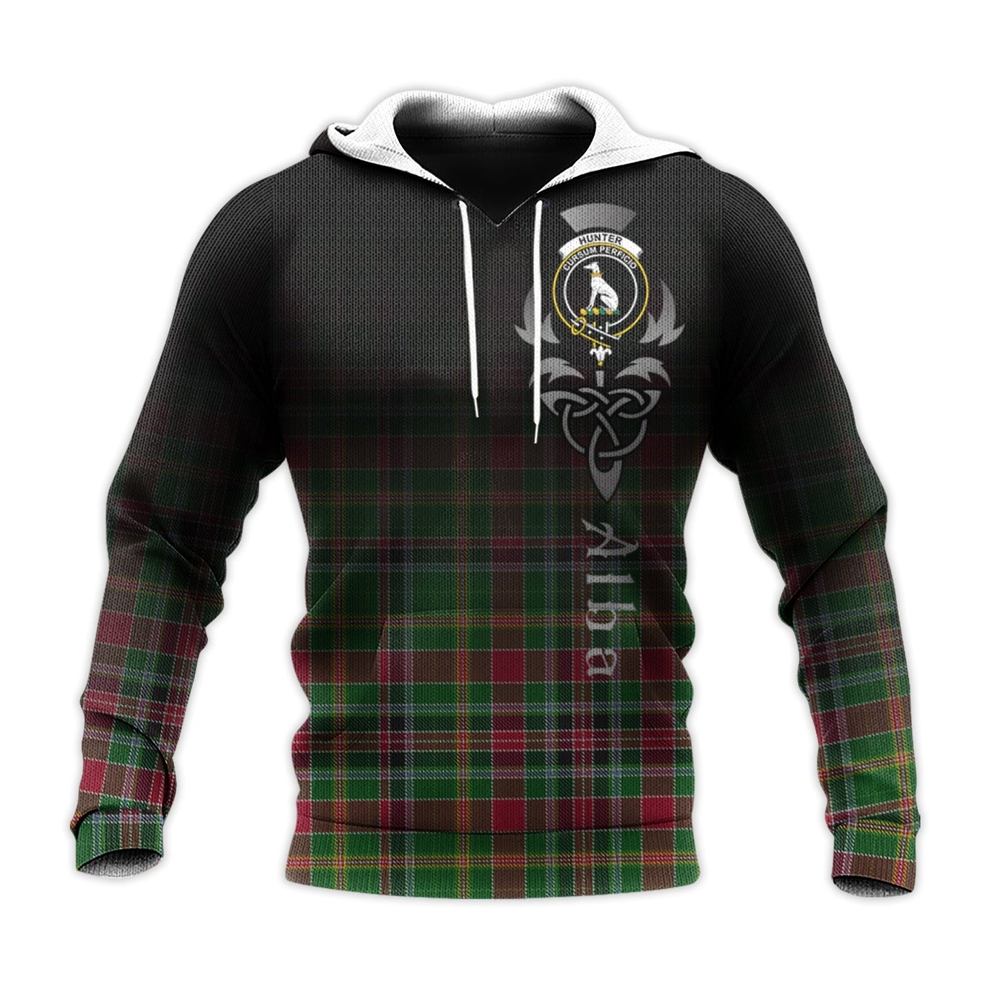 Printivon Hunter Wilsons Tartan Crest Alba Celtic Hoodie