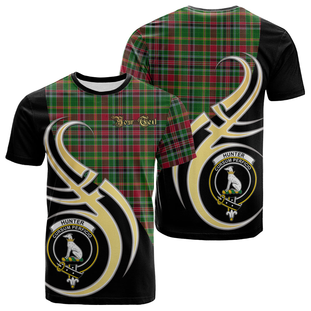 Printivon Hunter Wilsons Tartan Crest Believe In Me T Shirt