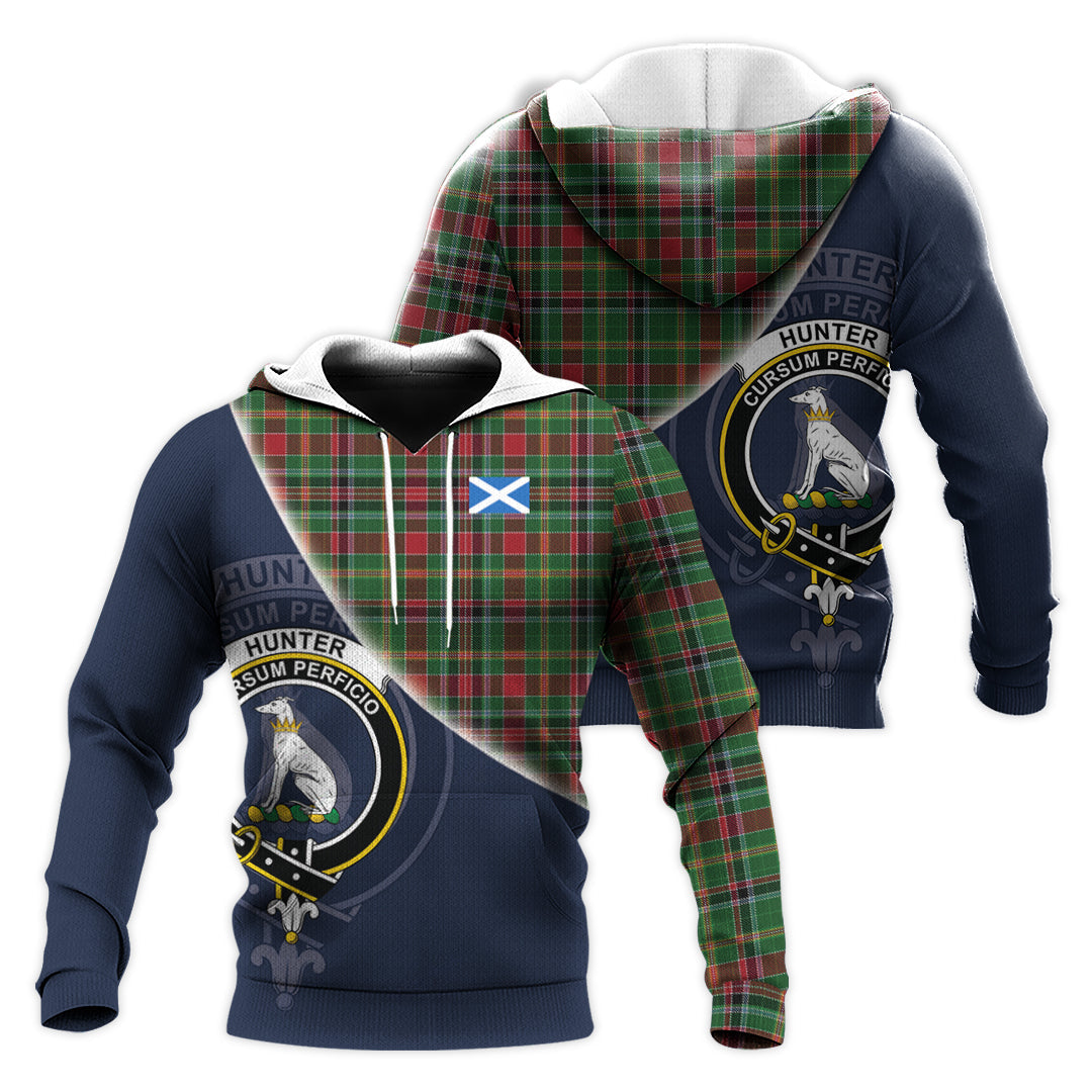 Printivon Hunter Wilsons Tartan Scottish Crest Hoodie