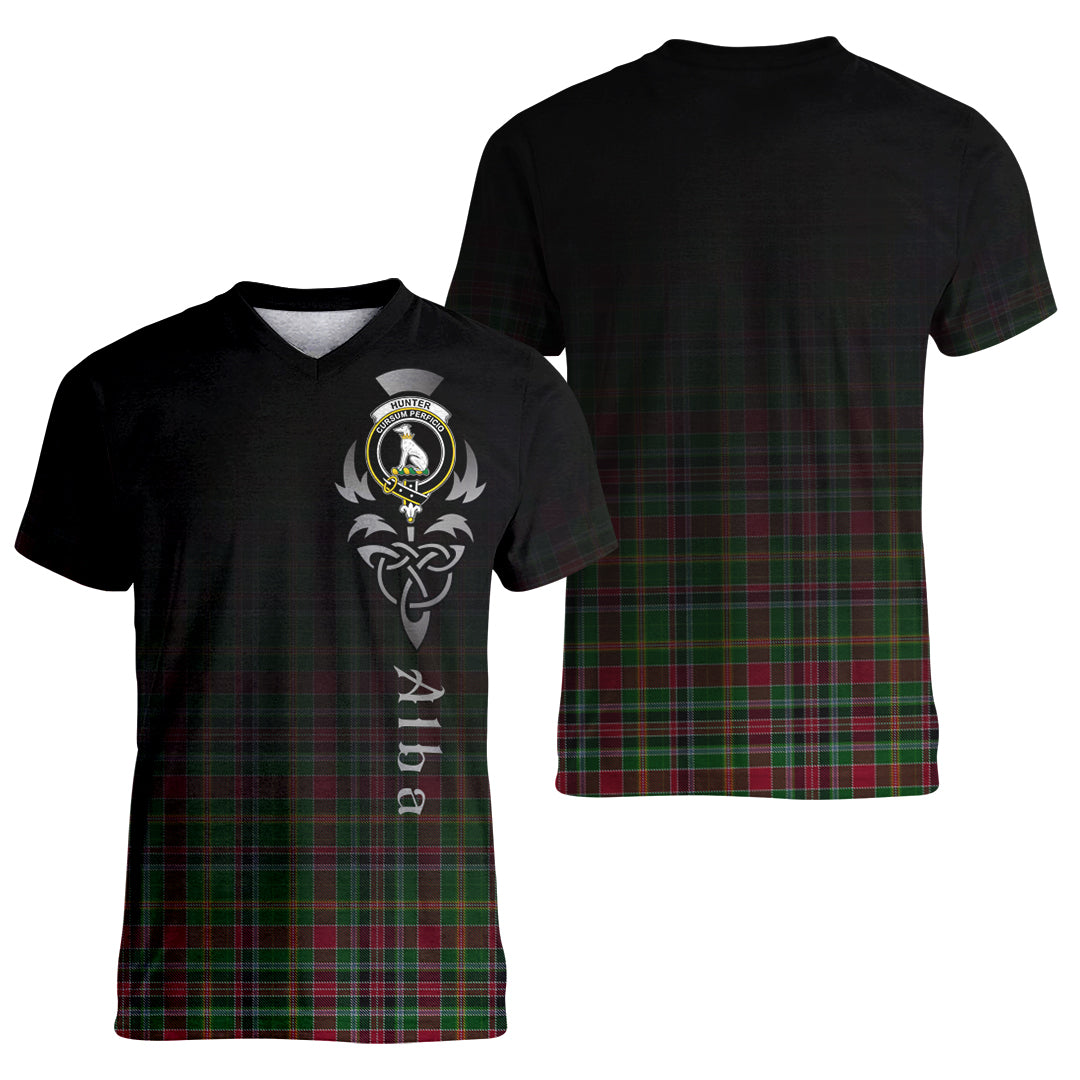 Printivon Hunter Wilsons Tartan Crest Alba Celtic T Shirt