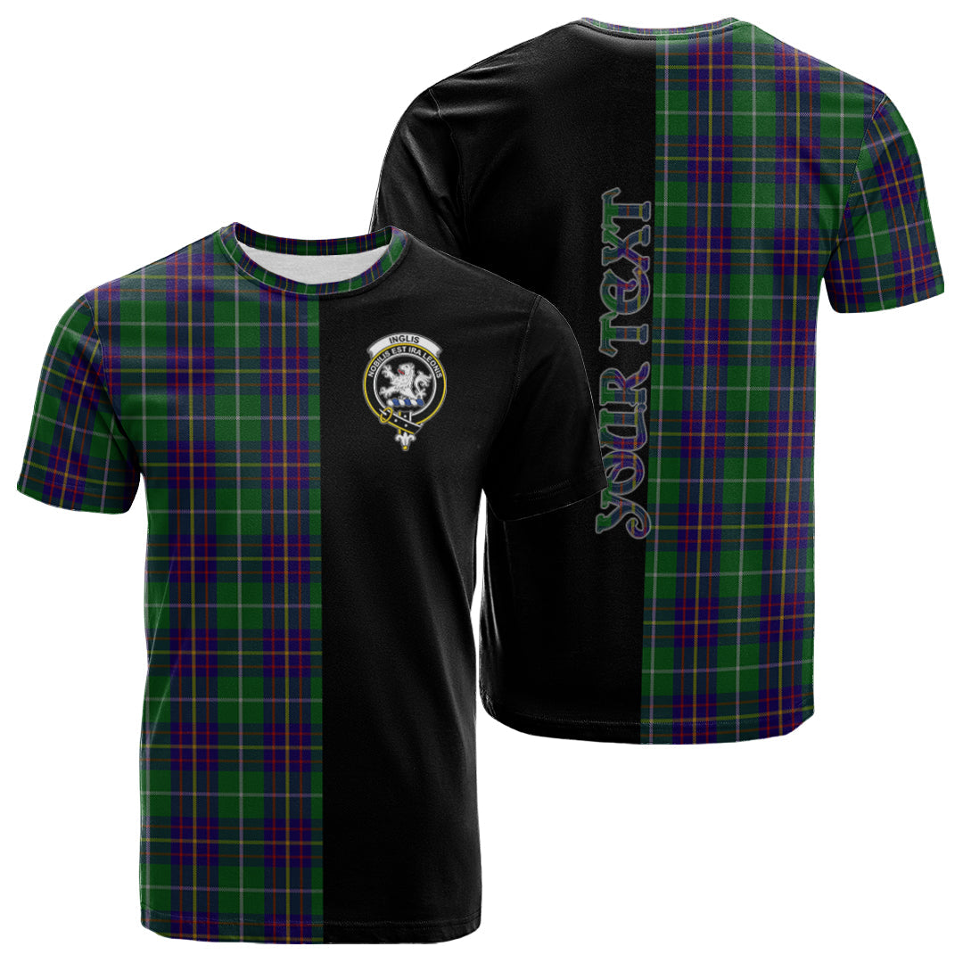 Printivon Inglis Tartan Personalize Half T shirt