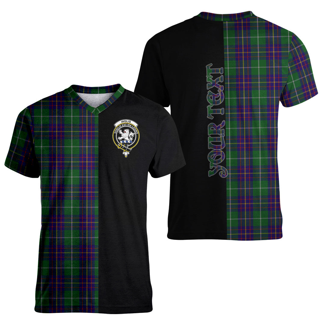 Printivon Inglis Tartan Personalize Half T shirt