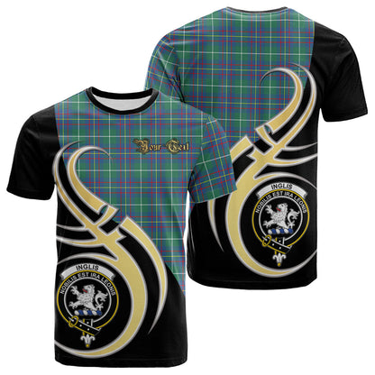 Printivon Inglis Ancient Tartan Crest Believe In Me T Shirt