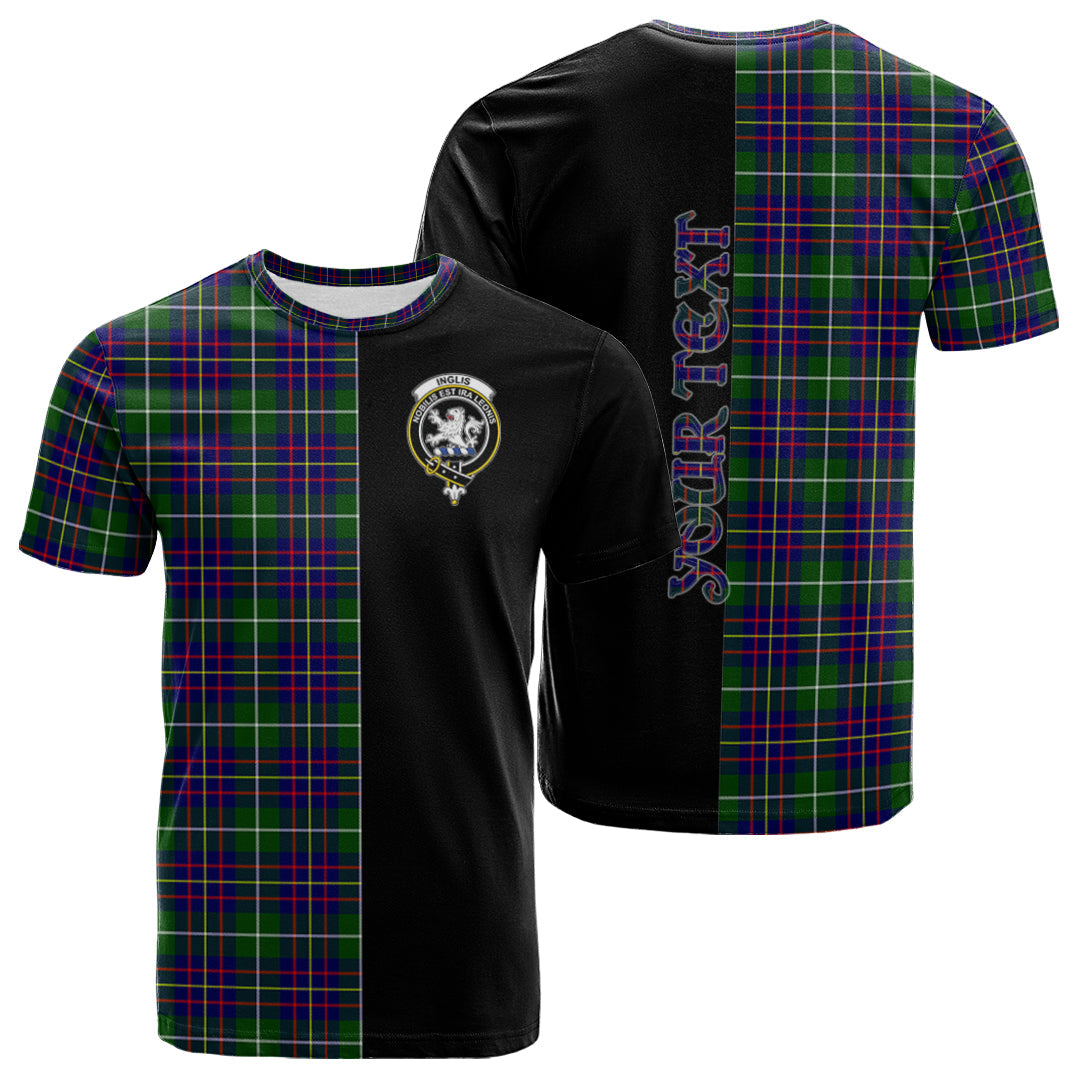 Printivon Inglis Modern Tartan Personalize Half T shirt