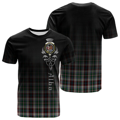 Printivon Innes Dress Tartan Crest Alba Celtic T Shirt