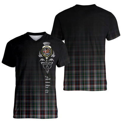 Printivon Innes Dress Tartan Crest Alba Celtic T Shirt