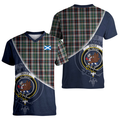 Printivon Innes Dress Tartan Scottish Crest T Shirt
