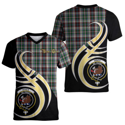 Printivon Innes Dress Tartan Crest Believe In Me T Shirt