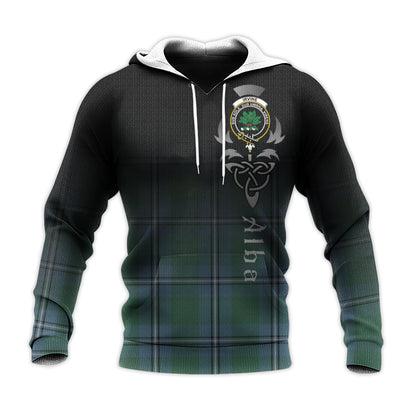 Printivon Irvine Of Drum Tartan Crest Alba Celtic Hoodie