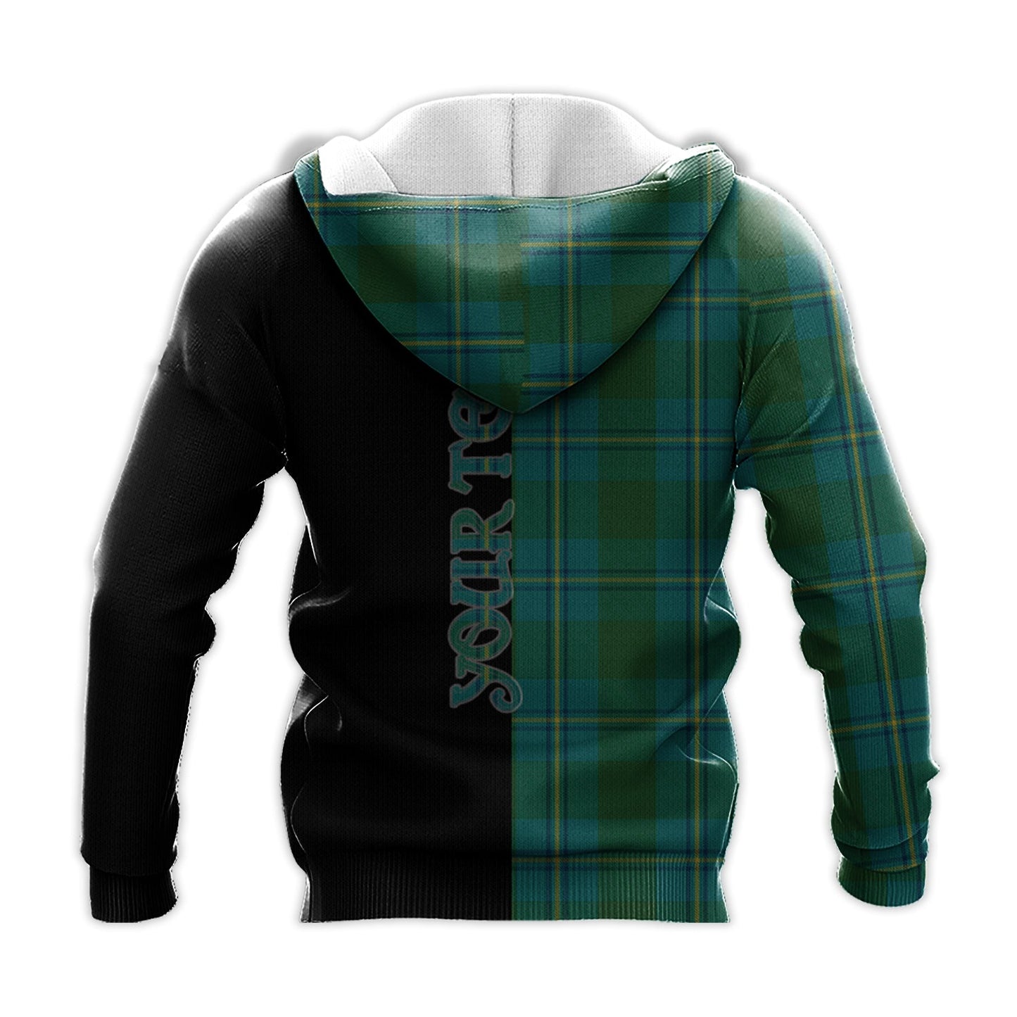 Printivon Irving Of Bonshaw Tartan Personalize Half Hoodie