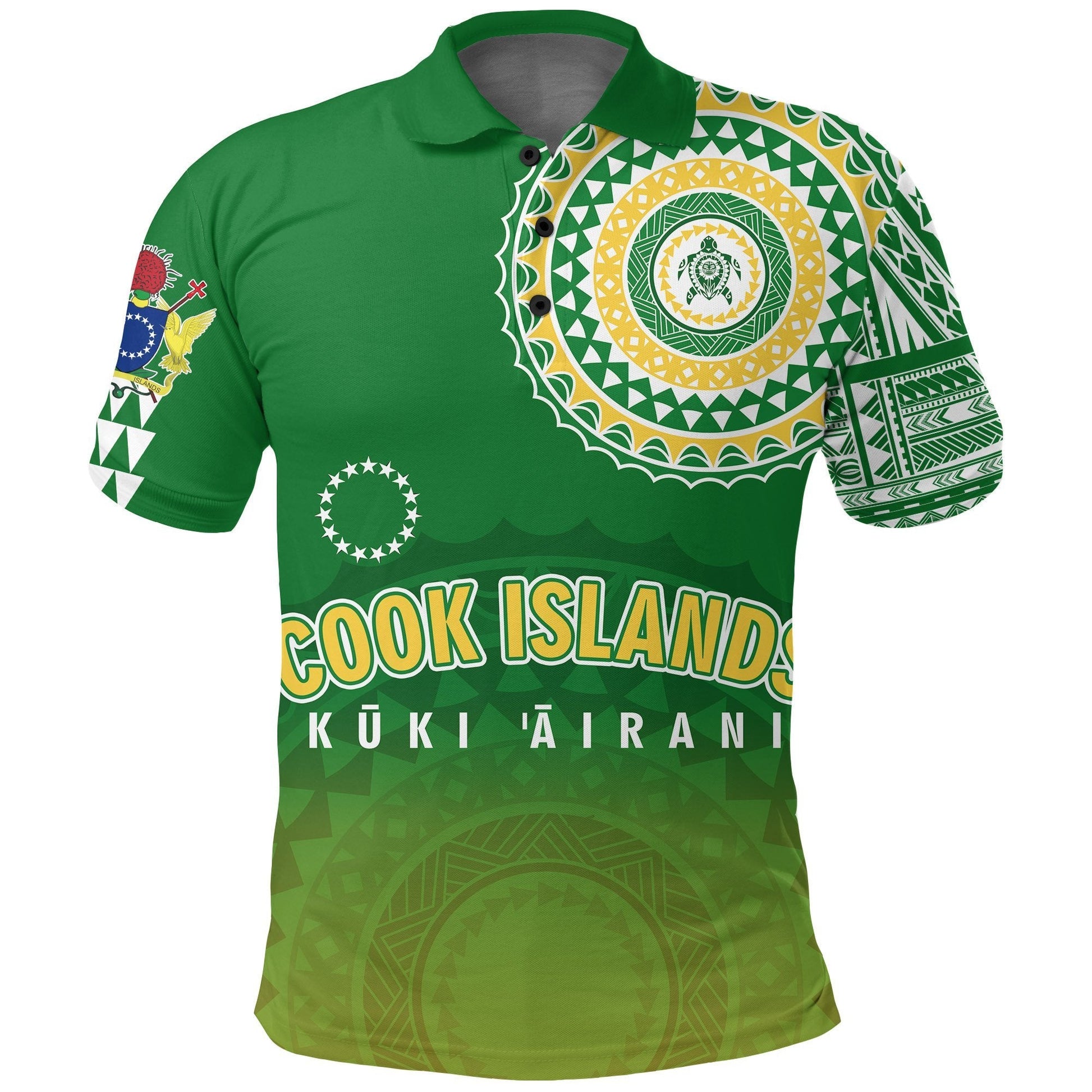 Cook islands Polo Shirt - Tattoo Style