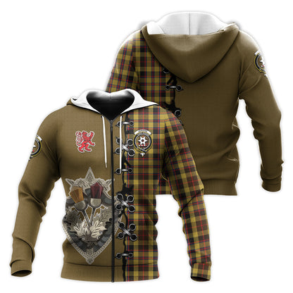 Printivon Jardine Tartan Hoodie Lion Rampant And Celtic Thistle Style