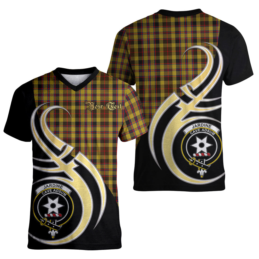 Printivon Jardine Tartan Crest Believe In Me T Shirt