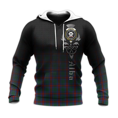 Printivon Jardine Dress Tartan Crest Alba Celtic Hoodie